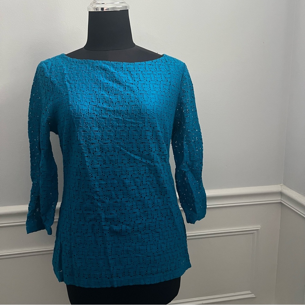Elegant Teal Women's Top